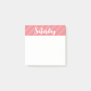 Post-it® Samedi - Rose - Jours de la semaine - Publier des