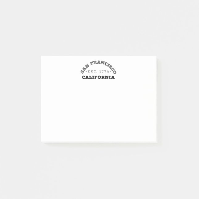 Post-it® San Francisco la Californie (Devant)