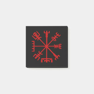 Post-it® Sang Rouge Vegvísir (Viking Compass)