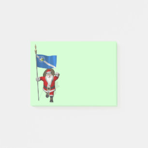 Post-it® Santa Claus Avec L'Enseigne De Las Vegas