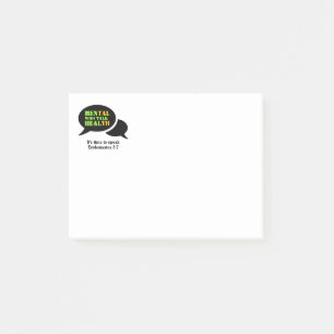 Post-it® Santé mentale   HOMMES QUI PARLENT GUÉRIR 4x3