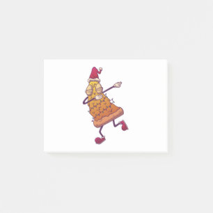 Post-it® Sapin de Noël Pizza - Alimentation drôle Dabbing