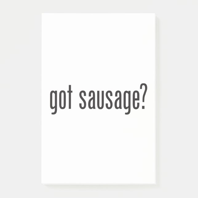 Post-it® saucisse (Devant)