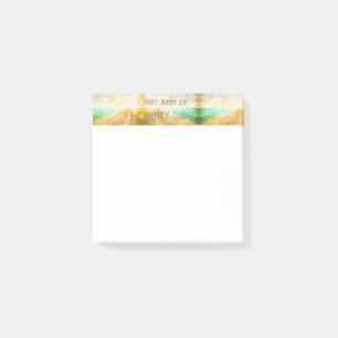 Post-it® Scène de plage idyllique et chaude de SlipperyJoe
