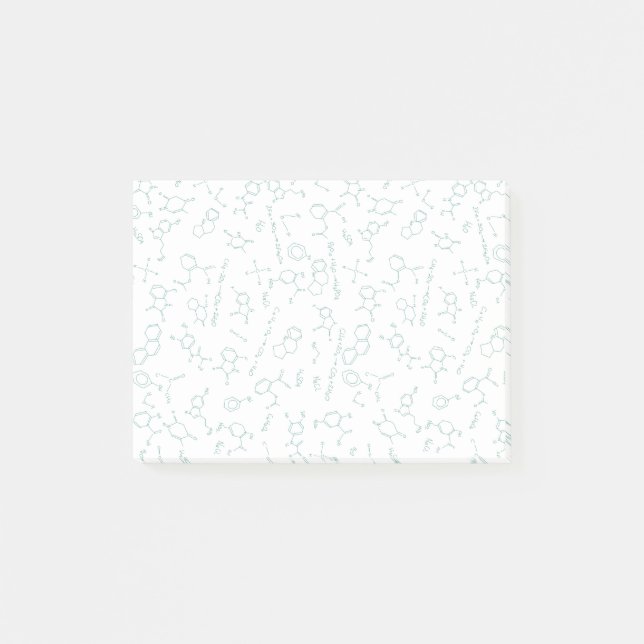 Post-it® Schéma de chimie en vert (Devant)