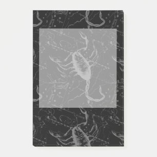 Post-it® Scorpio Constellation Hevelius vers 1690 sur Noir