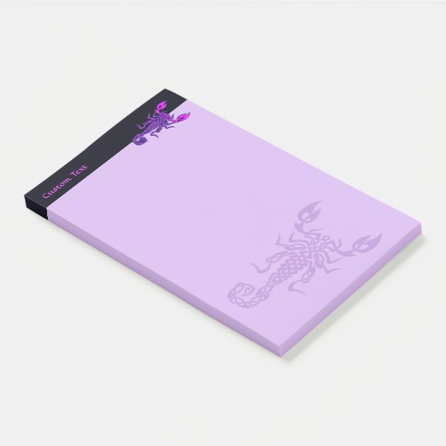 Post-it® Scorpion de noeud céleste pourpre (Incliné)