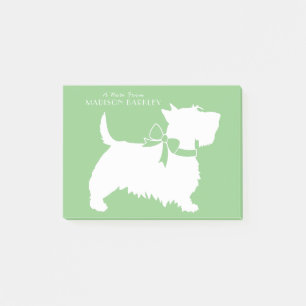 Post-it® Scottish Terrier Scotty Chien Chien Puppy Scottie