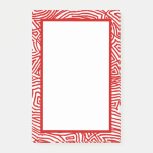 Post-it® Scribbleempreintes Bordure rouge