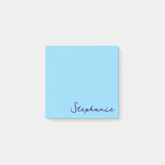 Post-it® Script bleu personnalisé Publier des notes collant