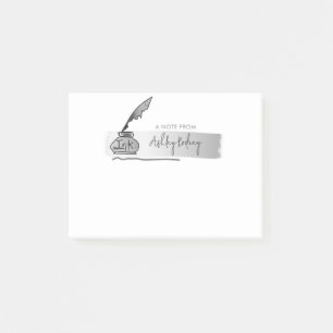Post-it® Script de stylo Quill Sketch Faux Silver