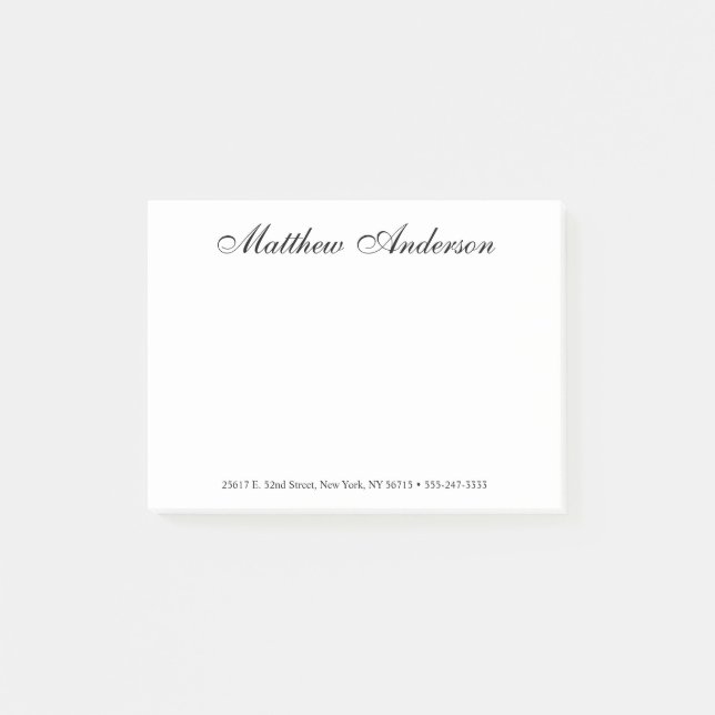 Post-it® Script élégant (Devant)