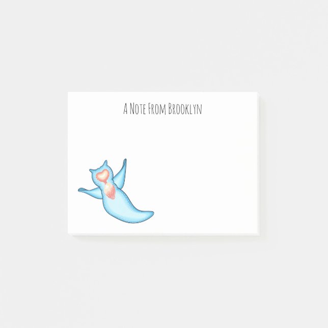 Post-it® Sea angel cartoon (Devant)