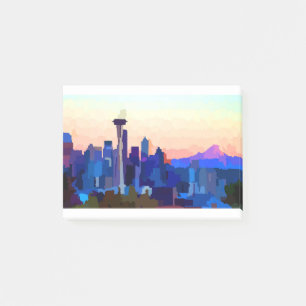 Post-it® Seattle Washington Skyline