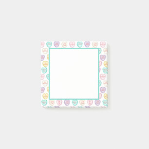 Post-it® Self Love Candy Heart - Notes blanches