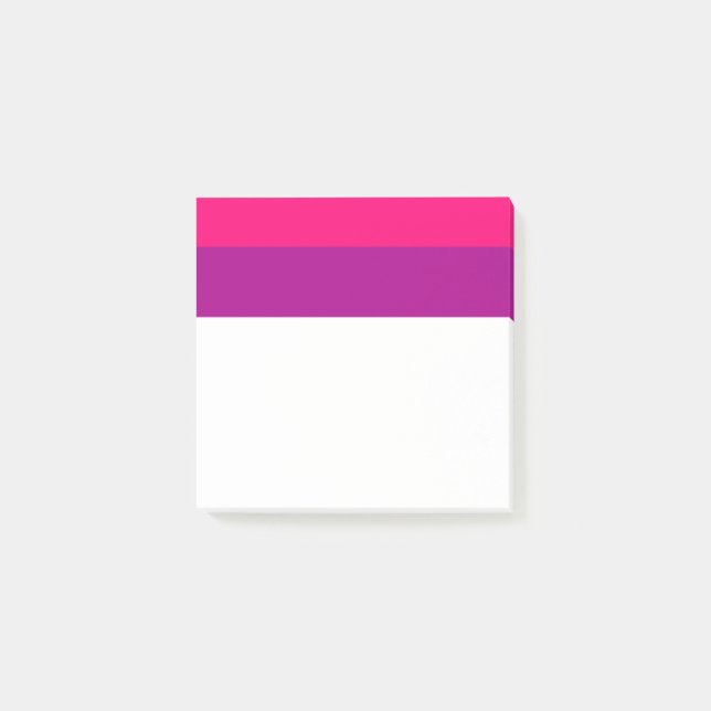 Post-it® Semi-bisexual pride flag (Devant)