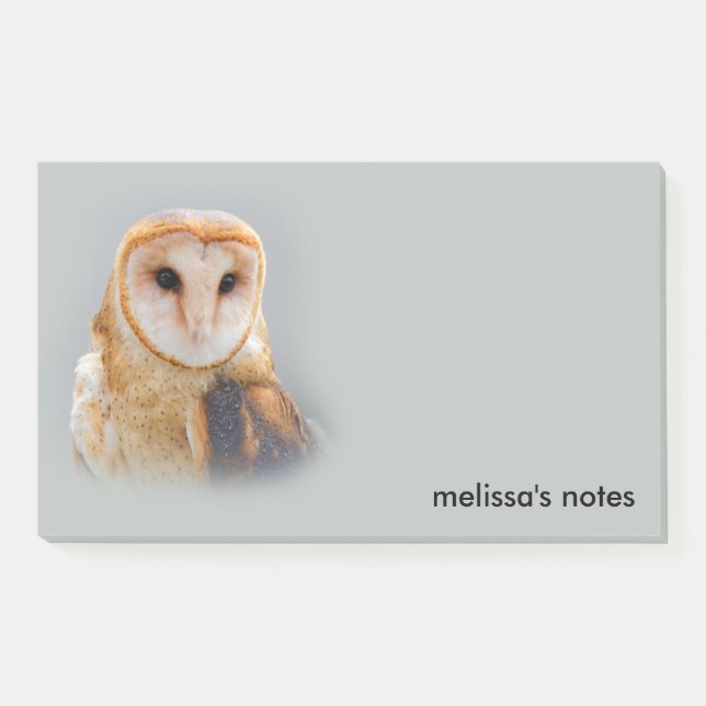 Post-it® Sérénissime Chouette d'Amérique Raptor Oiseau de P (Devant)