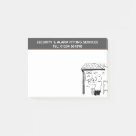 Post-it® Services de sécurité et d'installation d'alarme po