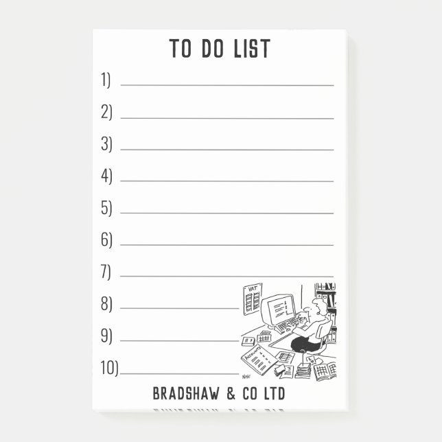 Post-it® Services d'entreprise et de bureau à personnaliser (Devant)