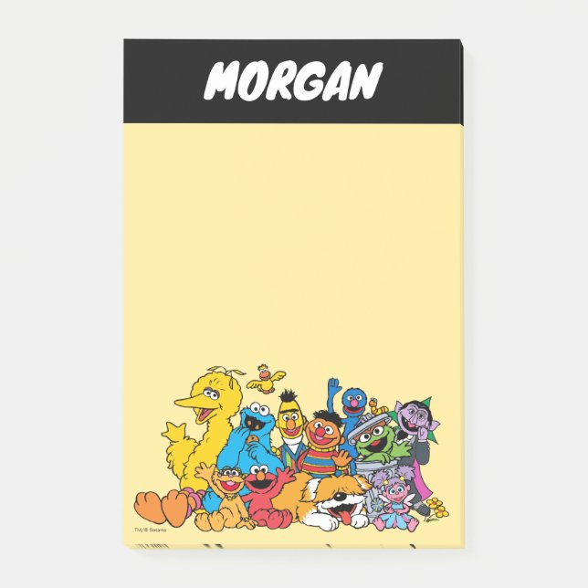 Post-it® Sesame Street | Groupe des amis de Sesame | Ajoute (Devant)