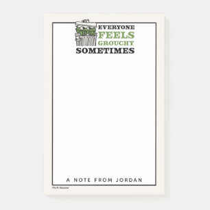 Post-it® Sesame Street Oscar le Grincheux Ajoutez votre