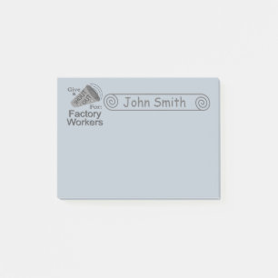 Post-it® Shout Out for Factory Workers 4x3