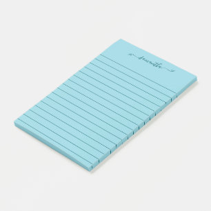 Post-it® Signature Nom Arc-en-Ciel Ruban Mignon Lignes Somb