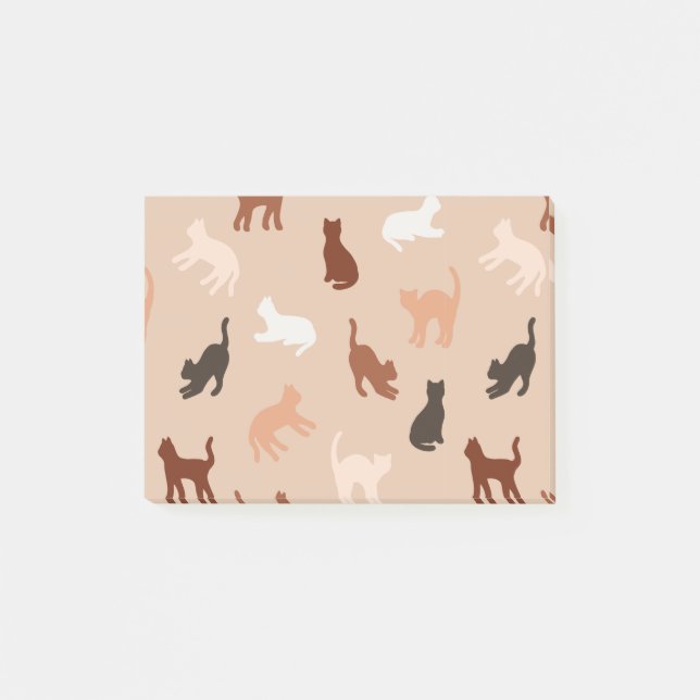 Post-it® Silhouette de chat (Devant)