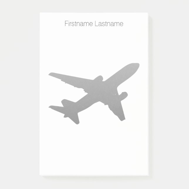 Post-it® Silhouette de jet (Devant)