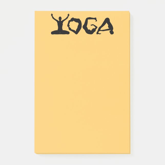 Post-it® Silhouettes de yoga (Devant)