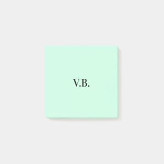 Post-it® Simple couleur solide ajouter le nom du texte mono