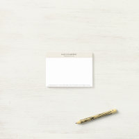 Simple lin beige typographie noire