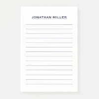 Simple Marine Linked Personnalisé 4x6