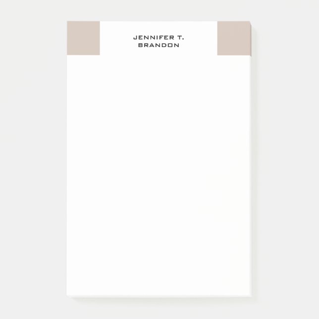 Post-it® Simple minimaliste moderne professionnel (Devant)