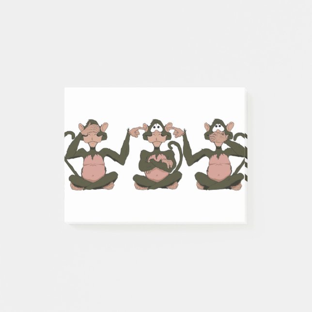 POST-IT® SINGE 3 SAGE (Devant)