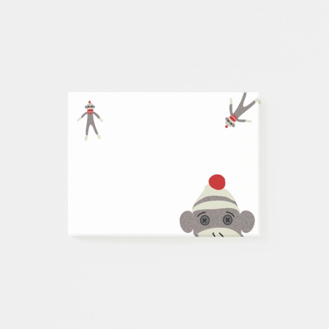 Post-it® Singe de chaussette (Devant)
