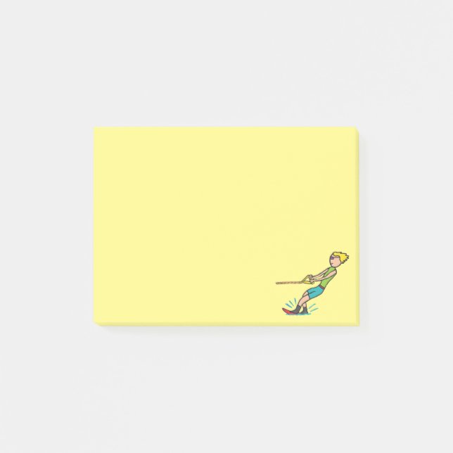 Post-it® Ski nautique (Devant)
