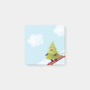 Post-it® Ski Pine Arbre Cute Sports Neige hiver