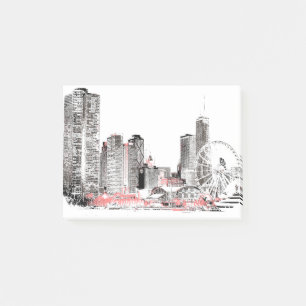 Post-it® Skyline de Chicago moderne