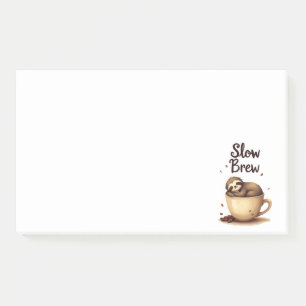 Post-it® Slow Brew Coffee Sloth