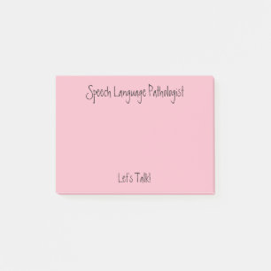 Post-it® SLP (orthophoniste) publie ses notes