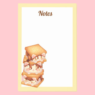 Post-it® S'more Chocolat Et Marshmallow Cats