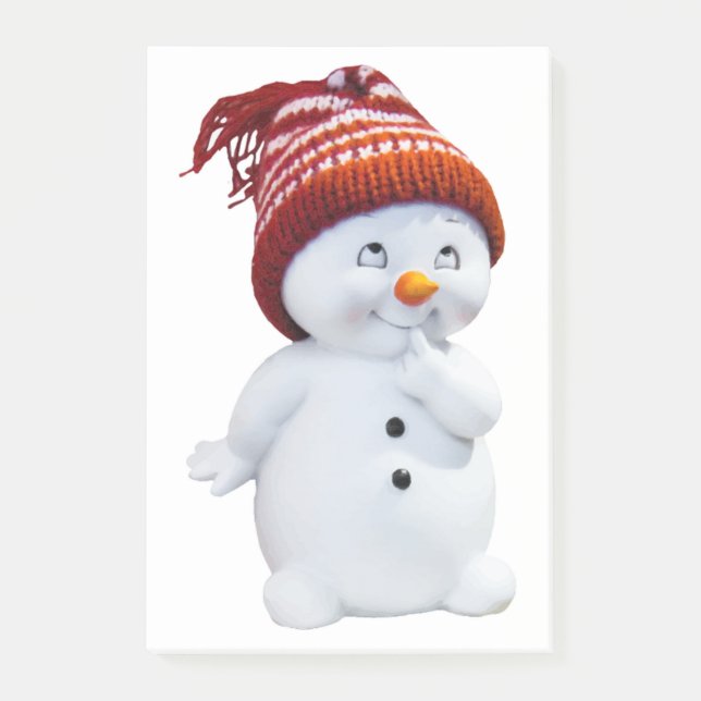 POST-IT® SNOWMAN JOUEUR (Devant)