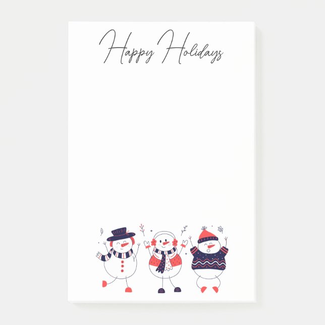 Post-it® Snowmen (Devant)