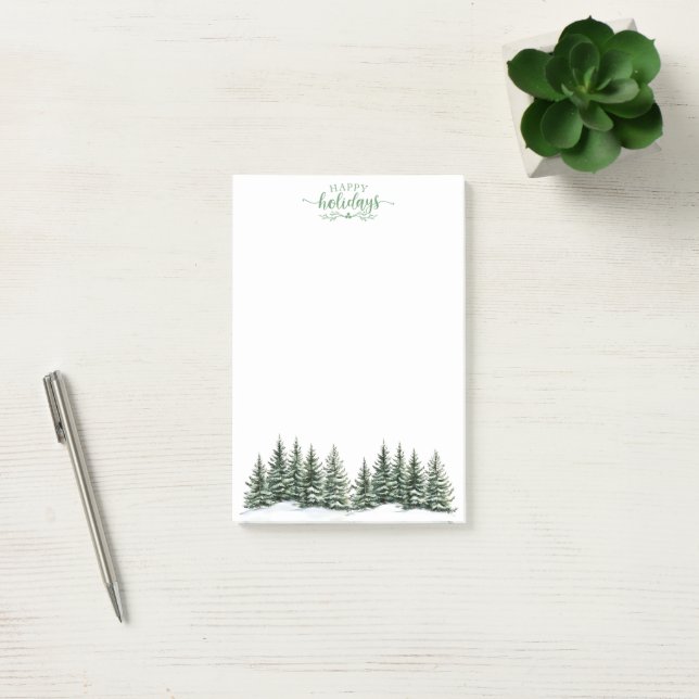 Post-it® Snowy Trees Post-it-Notes (Bureau)