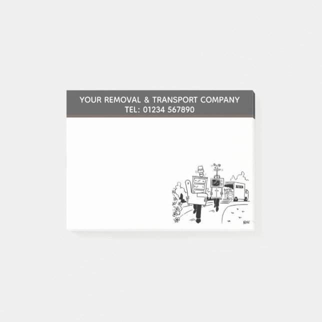 Post-it® Société de logistique, de transport et de déménage (Devant)