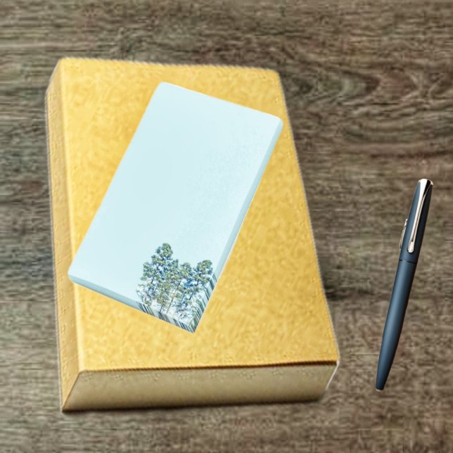 Post-it® Socle Des Arbres (Stand Of Trees Post-It-Notes is an unusual, yet charming way to post notes!)