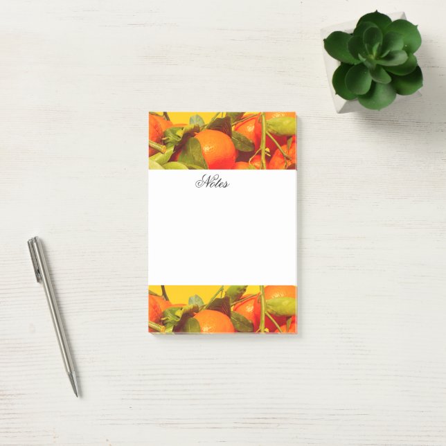 Post-it® Soft Orange Fruit Aesthétique (Bureau)