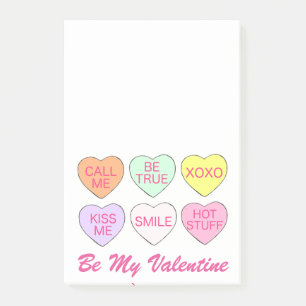 Post-it® Sois ma Saint Valentin Saint Valentin Candy Heart 