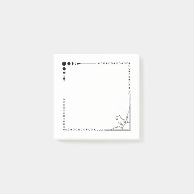 Post-it® Soleil et lune postent son (Devant)